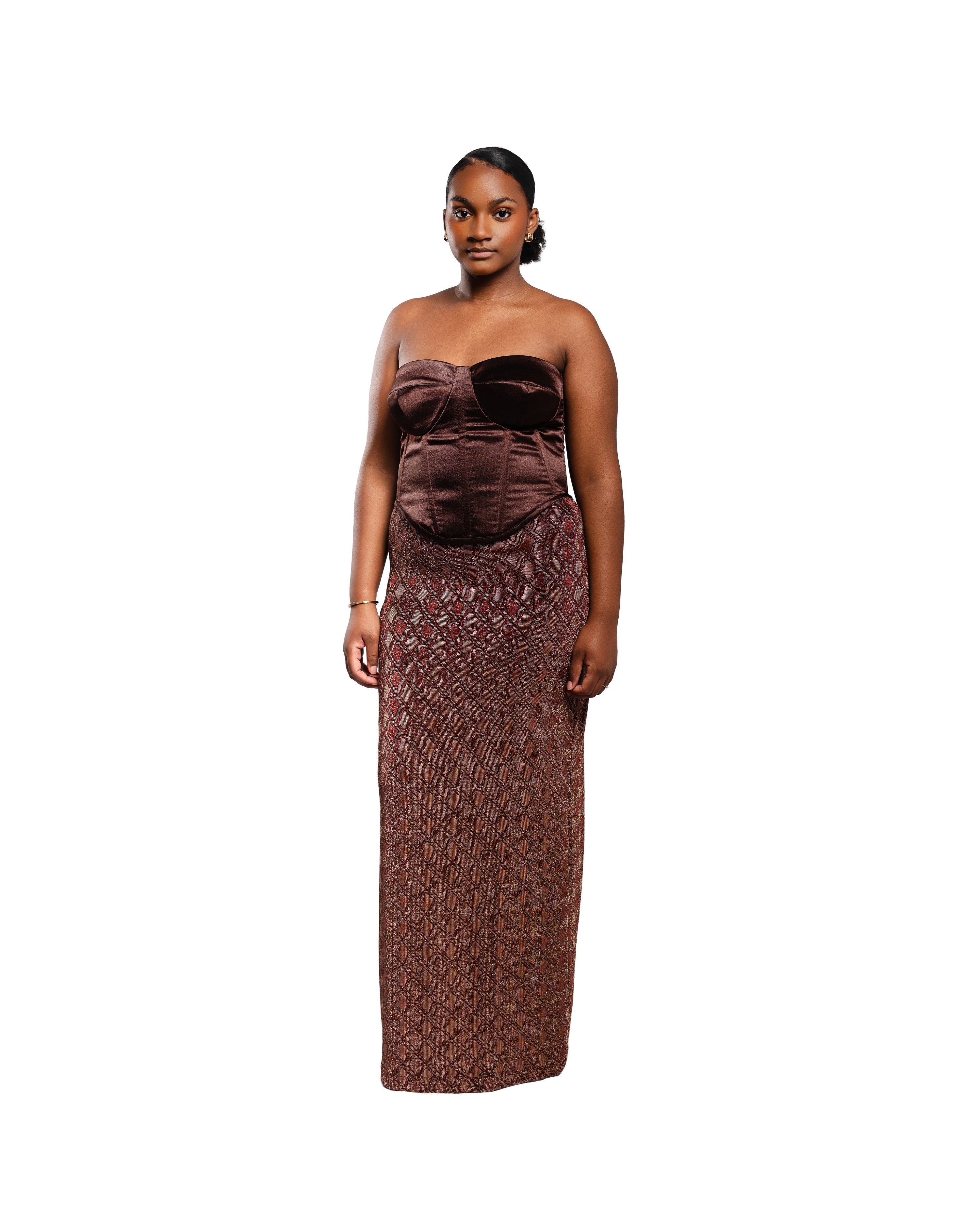 Jupe moulante taille haute femme