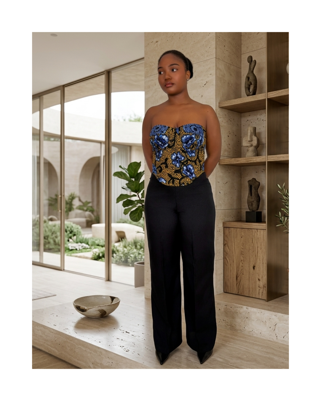 Pantalons taille haute femme