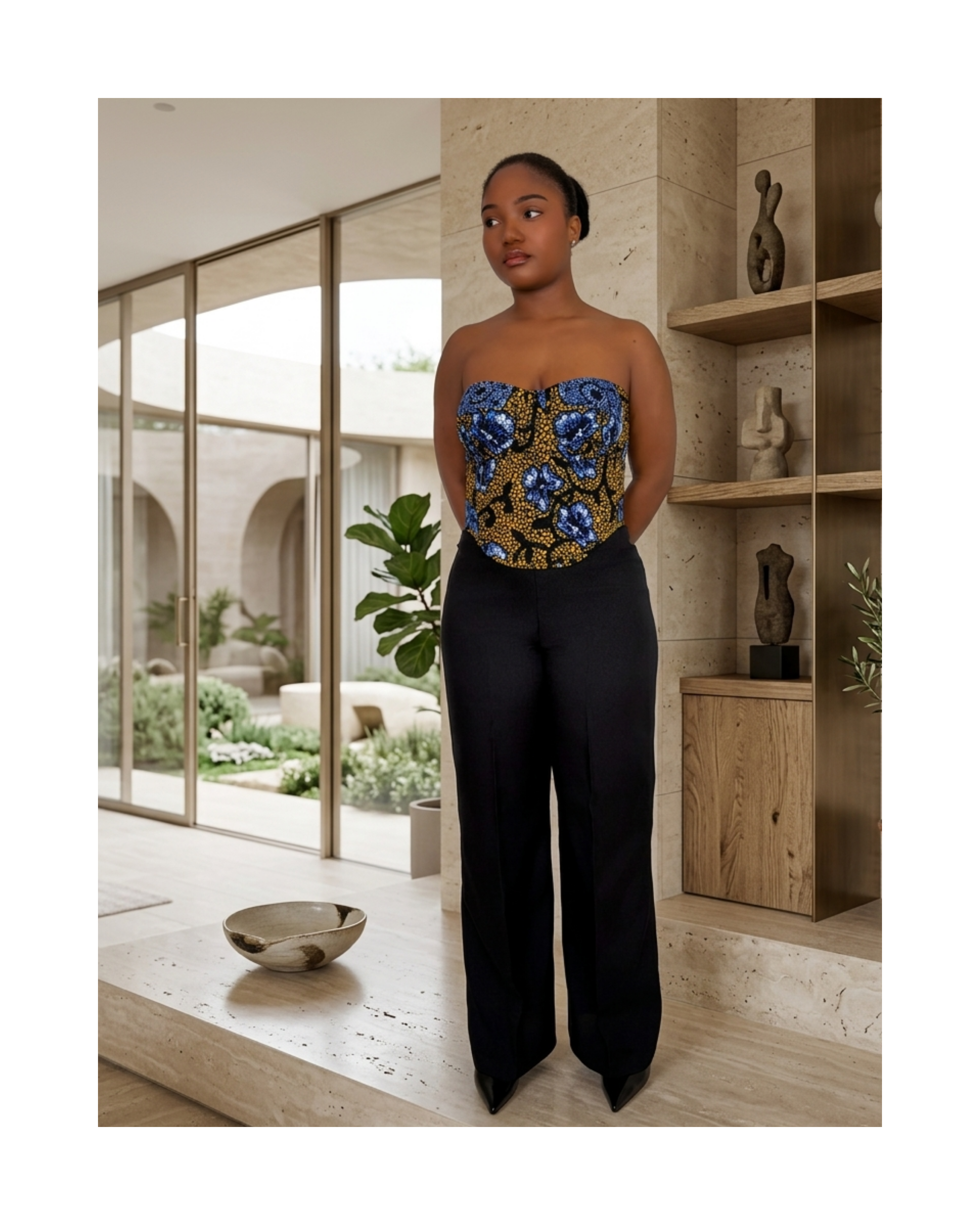 Pantalons taille haute femme